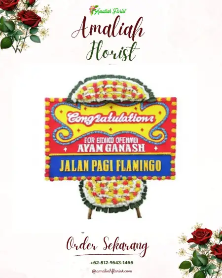 Sewa Papan Bunga Boloh
